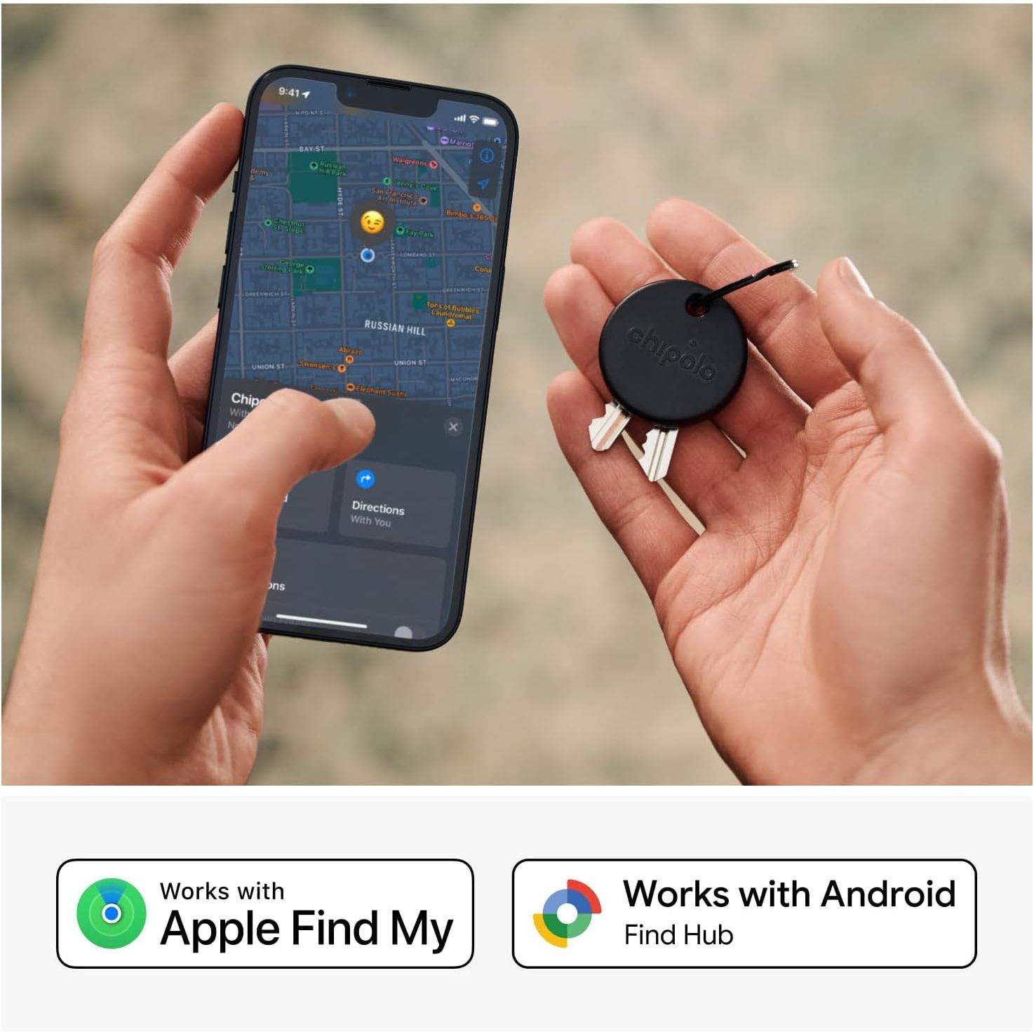 Buy Chipolo,Chipolo Pop Bluetooth Item Finder Black – Apple & Android Compatible - Gadcet UK | UK | London | Scotland | Wales| Near Me | Cheap | Pay In 3 | GPS Tracking Devices